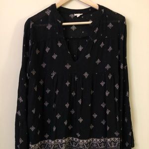 Bohemian flowy long sleeve